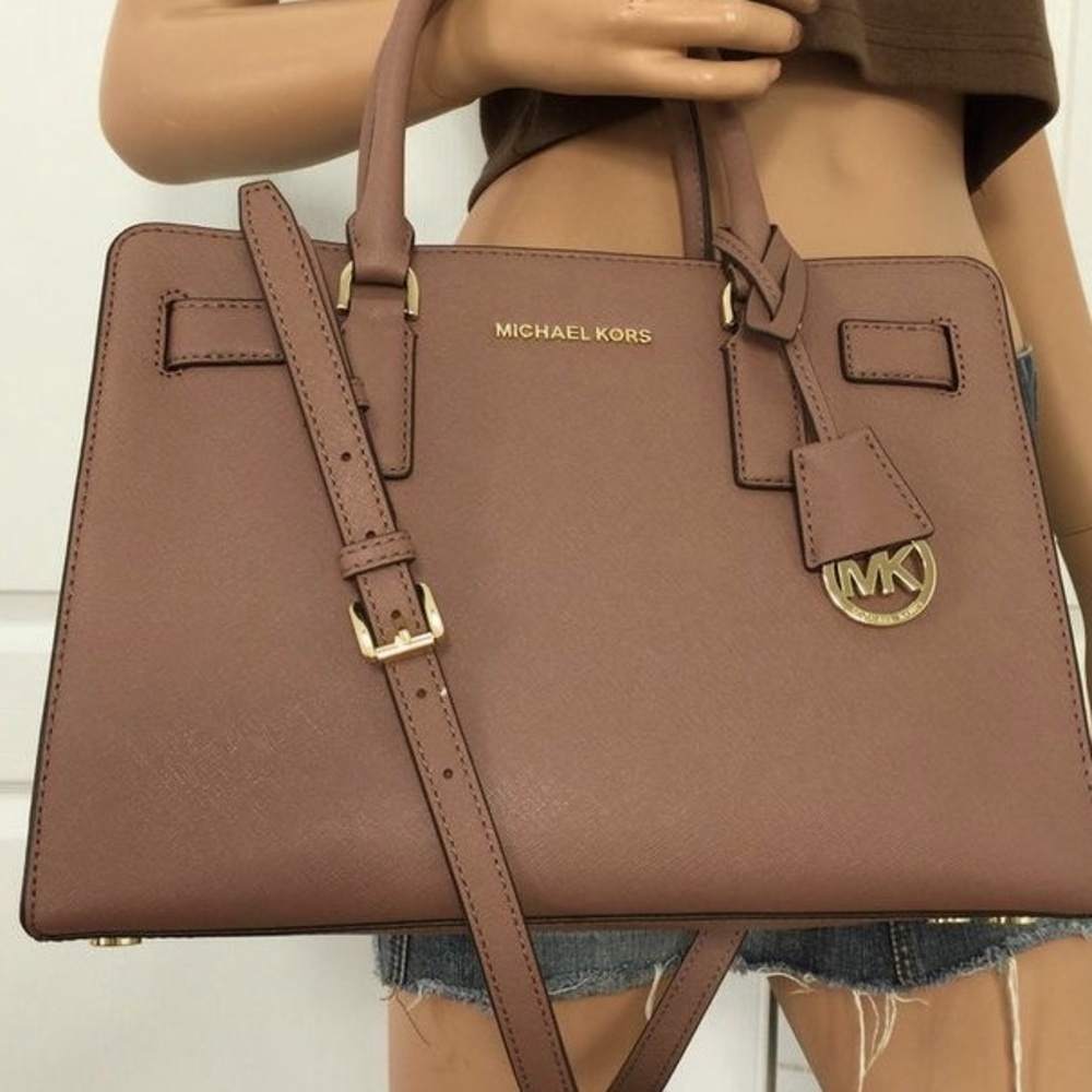 Michael Kors Dillon Handbag - Dusty Rose (pink)